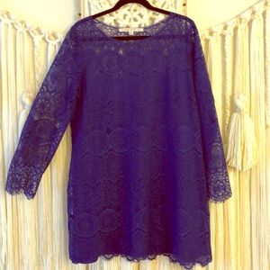 Lace mini dress